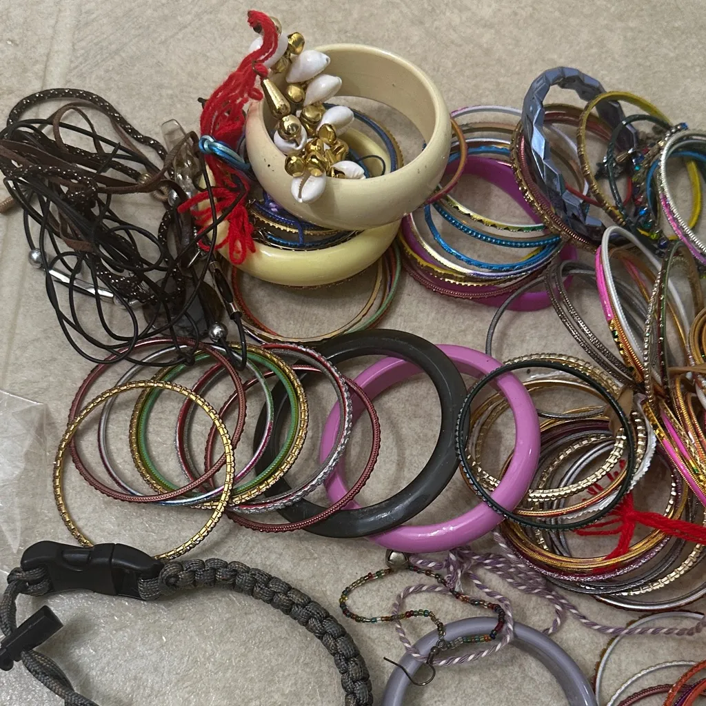 Colorful Bangle and Bracelet lot Set - Image 2