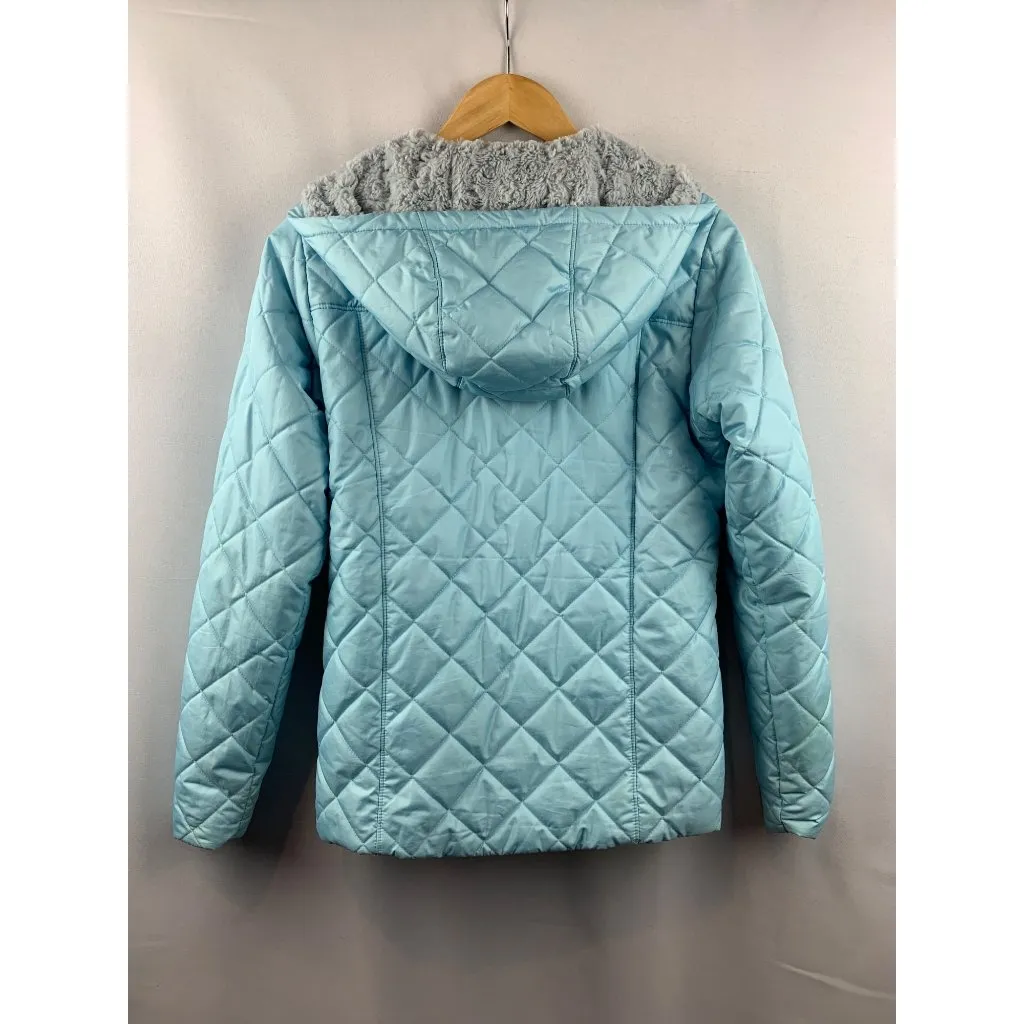 Women's Columbia Sky Blue Weather Jacket Size S - Image 9