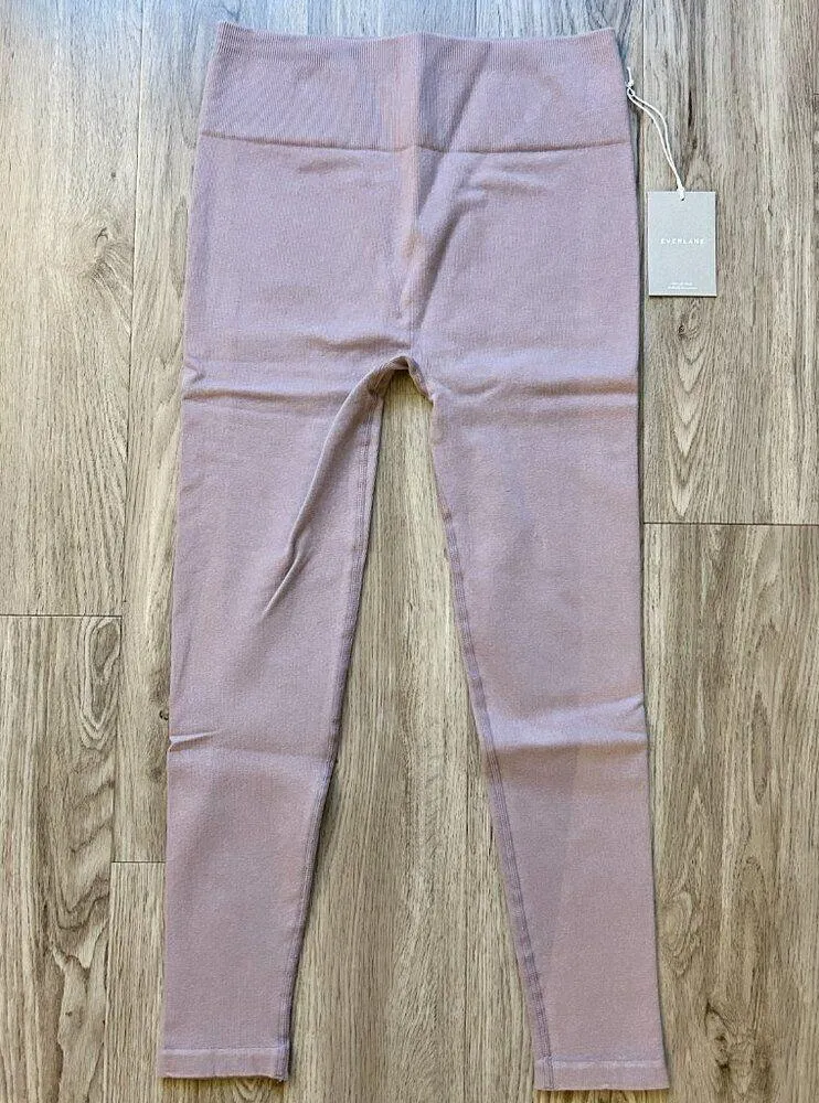 Everlane The Seamless Legging Ribbed Light Purple Size XL/XXL NWT - Image 3