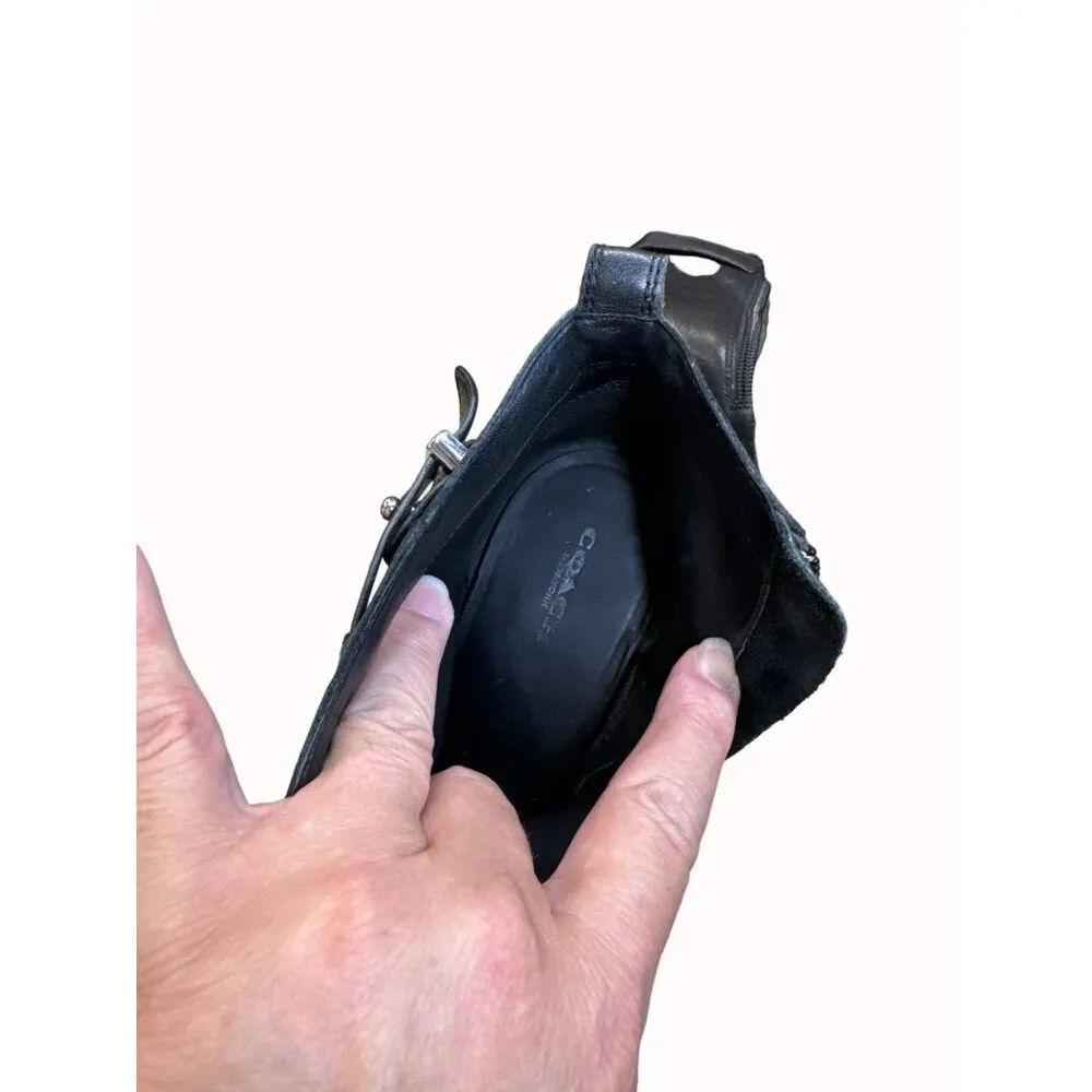 Coach New York women’s black leather heeled ankle boots shoes 9.5B SKU 5419 Size undefined - Image 14