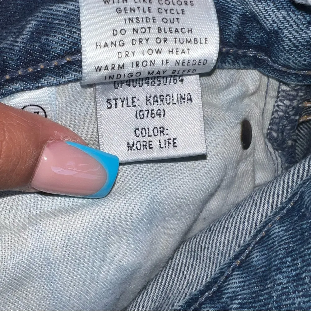 Karolina Distressed High Waisted Ankle Jeans, 27 - Image 11