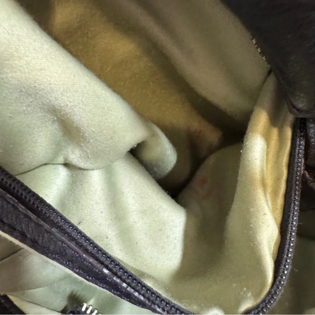 B Makowsky Black Leather Large Hobo Shoulder Bag Handbag Purse Women’s Fall Boho - Image 12