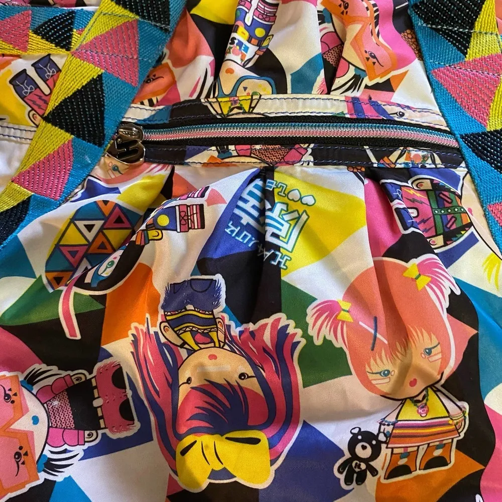 Harajuku Lovers  RARE Weekender Duffle Travel Preppy Streetwear Bag - Image 2