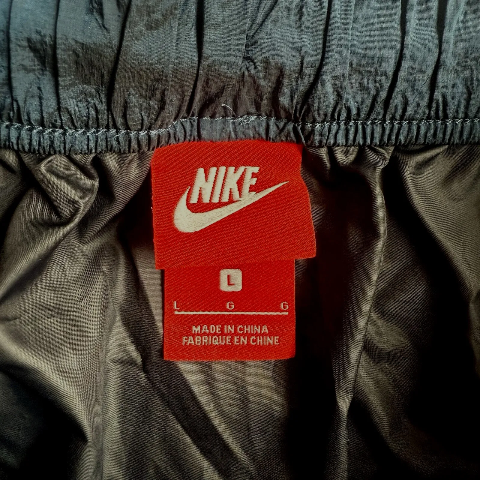 Vtg 90s Nike Windrunner Track Suit Skirt Women L Gorpcore Zip Up Side Sheer Mesh - Image 6