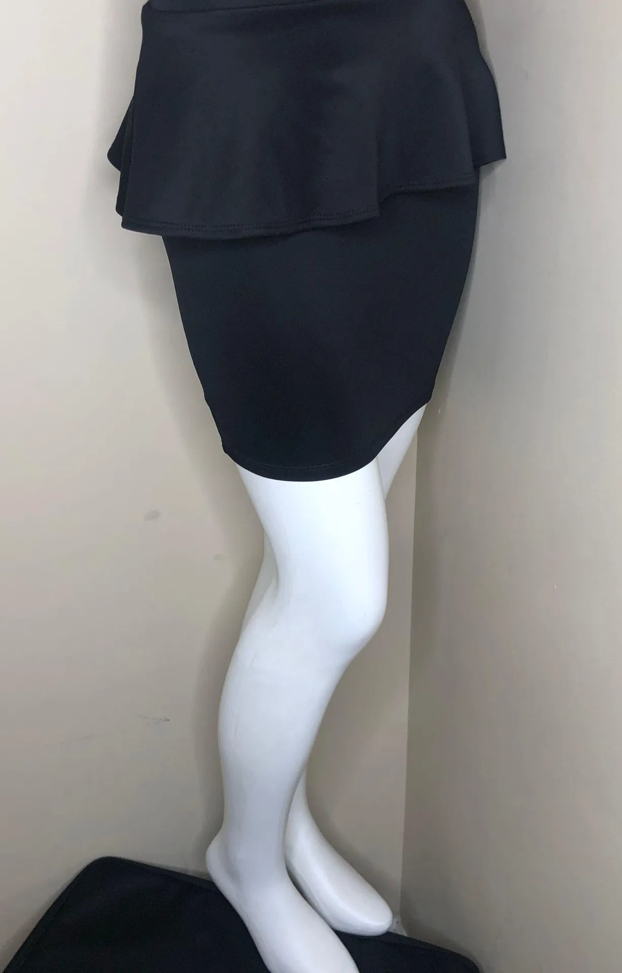 Charlotte Russe Black Peplum Mini Skirt  - Image 7