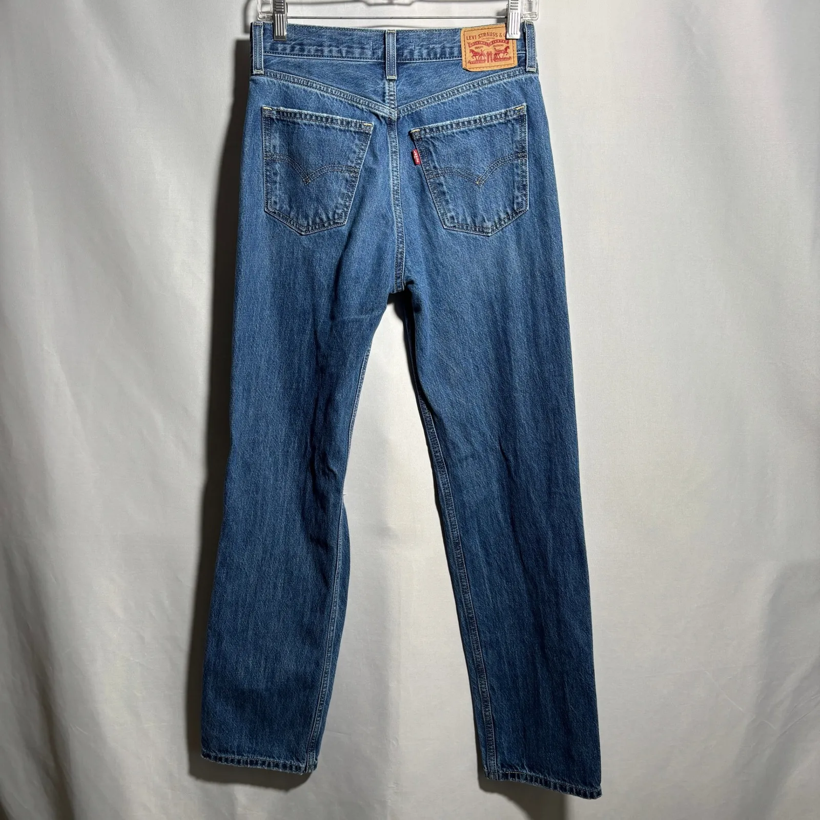 Levi's Low Pro Straight Women's‎ Jeans Size 26 Ripped Distressed Denim Grunge - Image 2