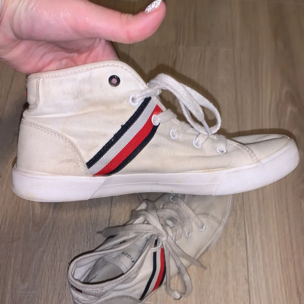 Tommy Hilfiger  Twlisett white high top sneakers - Image 6