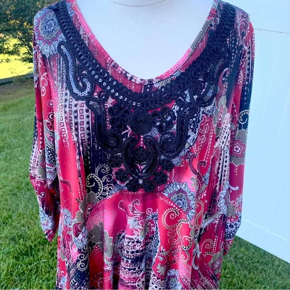 Dress Barn Asymmetrical Tunic Plus Size Top - Image 8