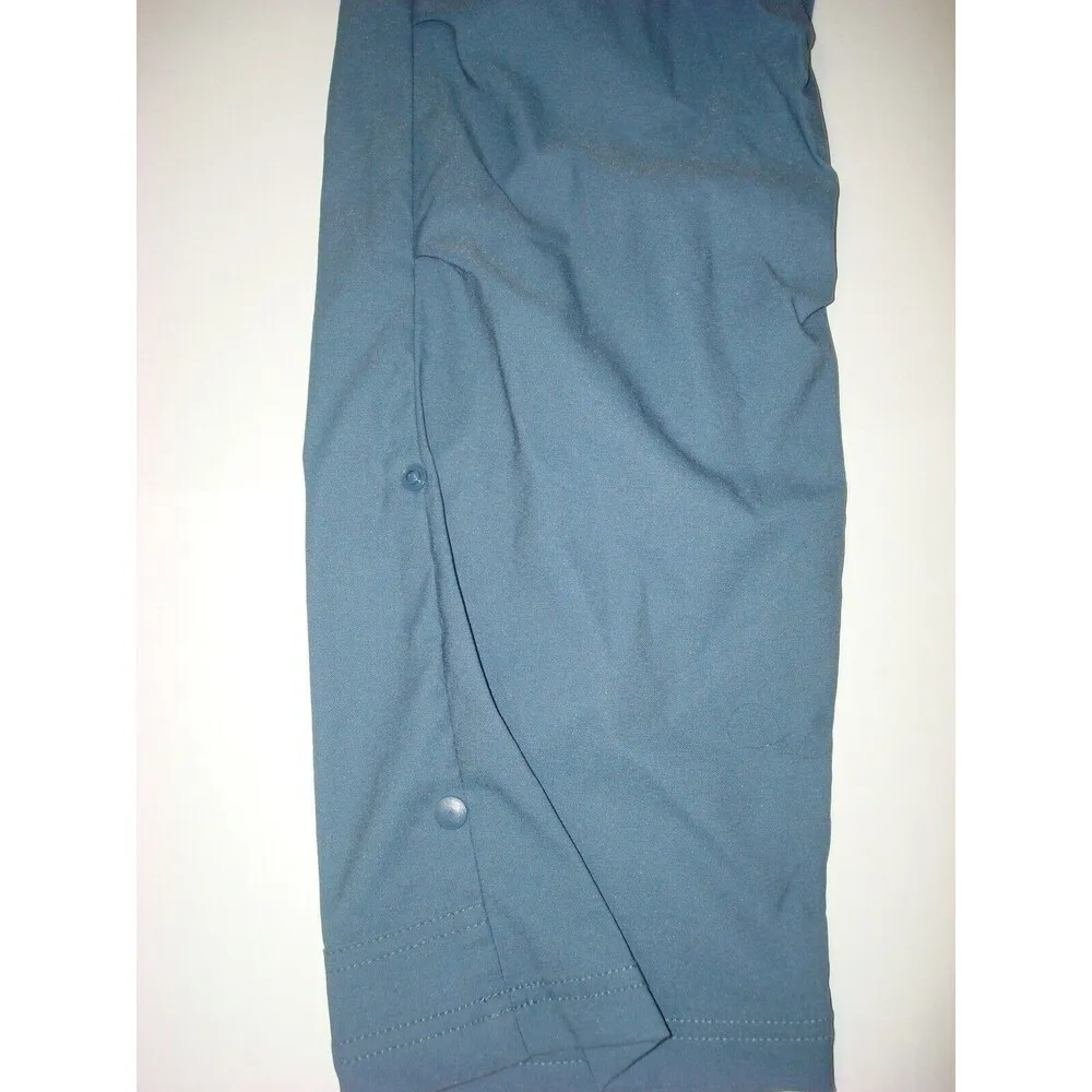 New NWT Womens Prana Pants Alana Deep Stellar Blue 14 Short Hike Convertible - Image 4