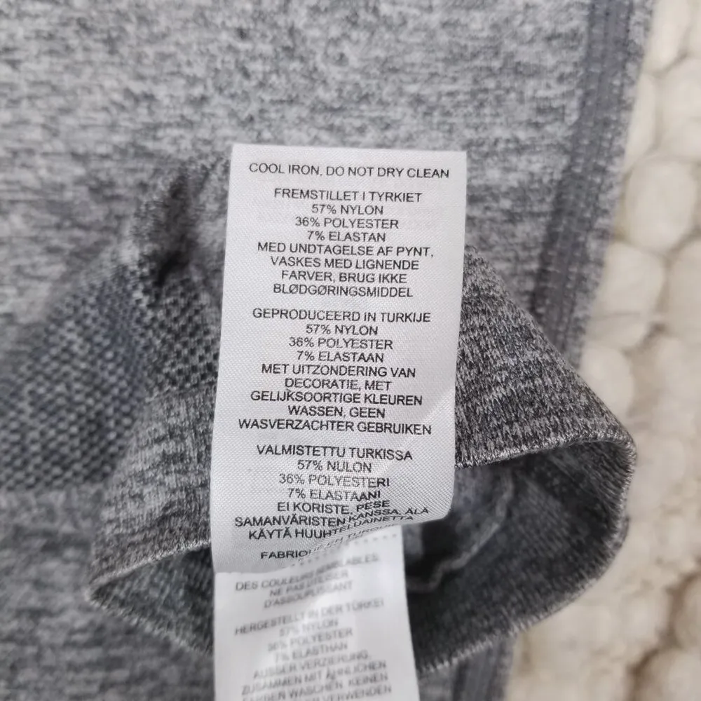 Gymshark Flex High Waisted Leggings Gray Marl Sz Small - Image 8