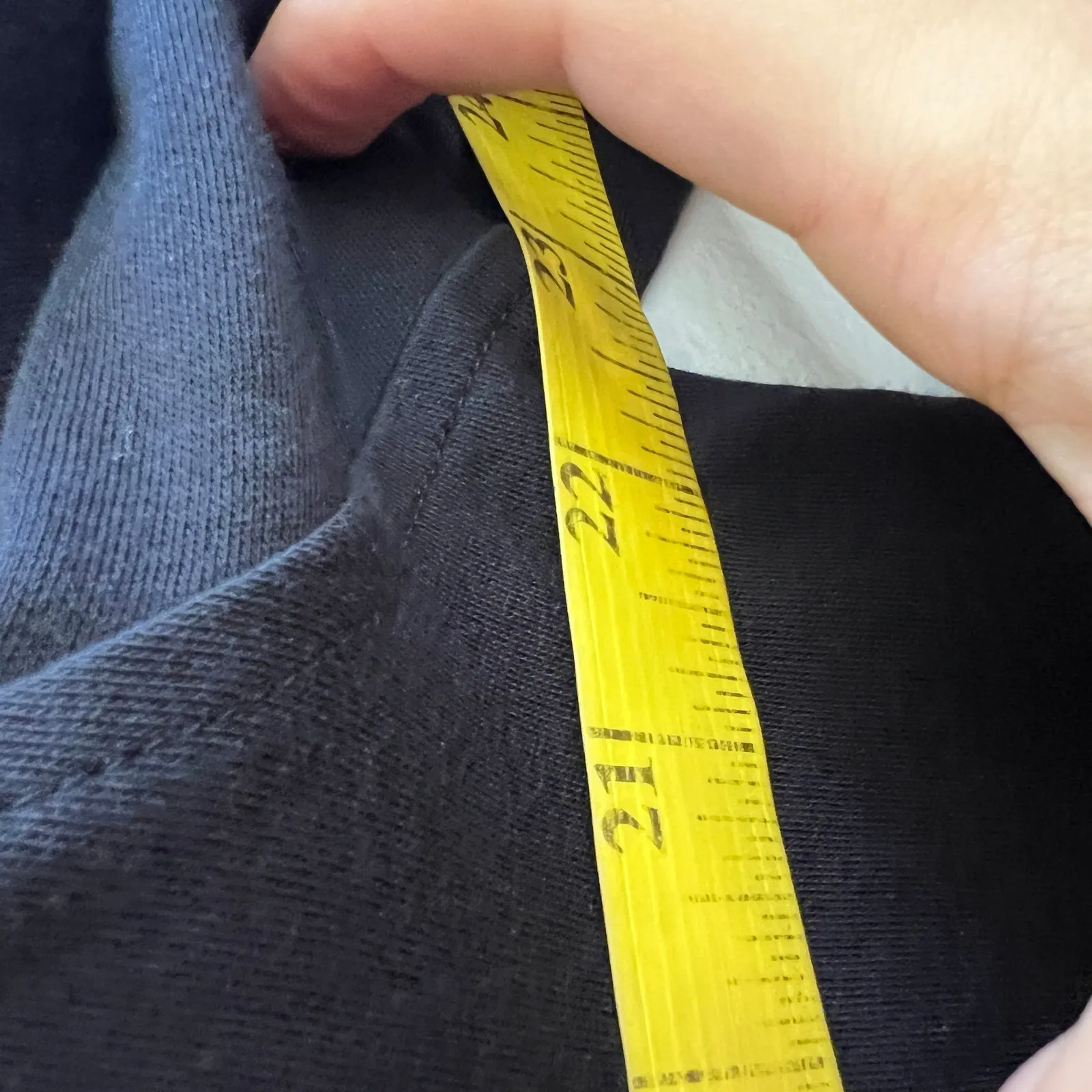 Lands End Blue Mock Neck Long Sleeve‎ Top sZ Large Womens Retro Preppy Classic - Image 4