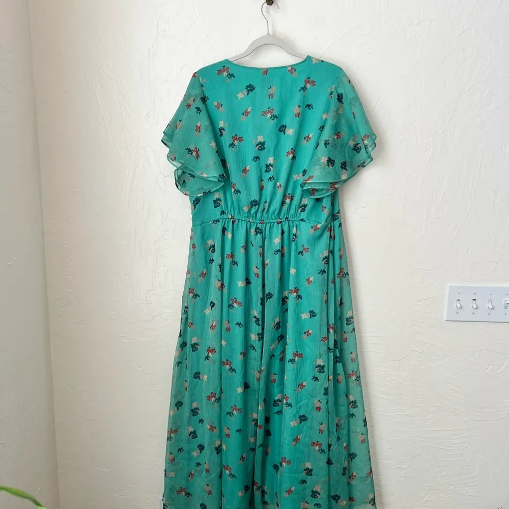 The nines by Hatch flutter sleeve floral maxi dress▪️XXL Size undefined - Image 7