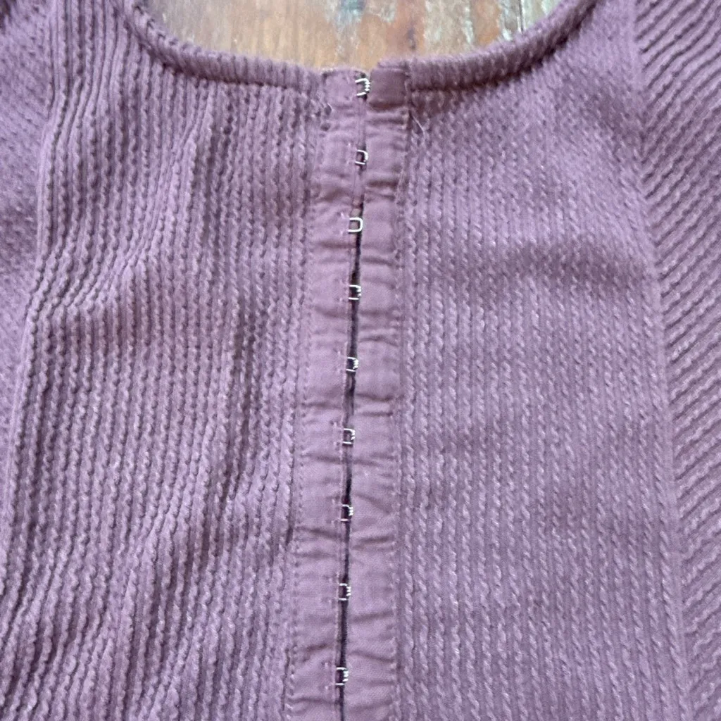 Women's BKE Essentials Mauve Ribbed Hook - Image 2