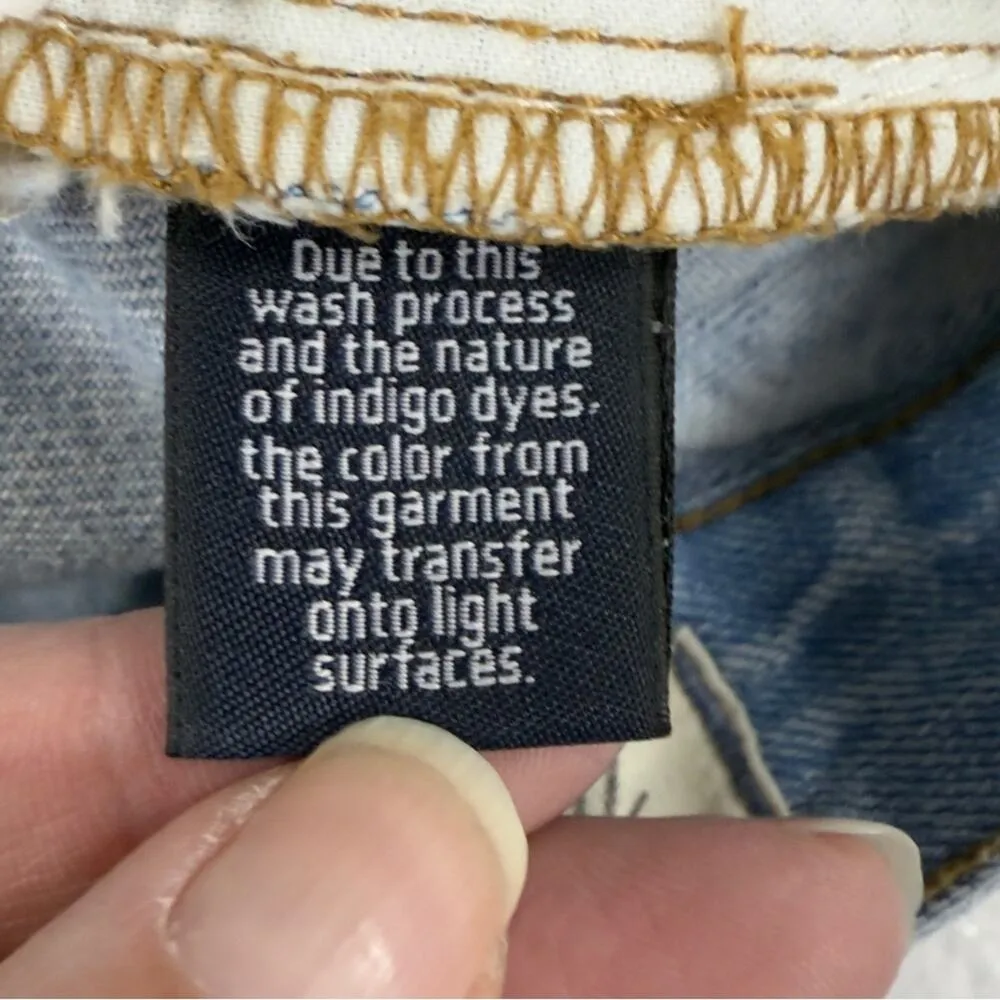 Madewell The Perfect Vintage Jeans Distressed Crop Light Wash Size 28 TINY FLAW - Image 8