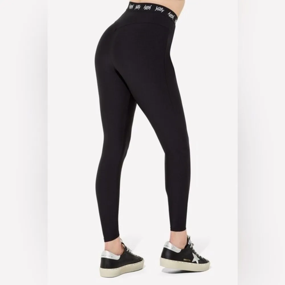 Yitty Major Label Shaping High Waist Logo Legging Size Small - Image 4