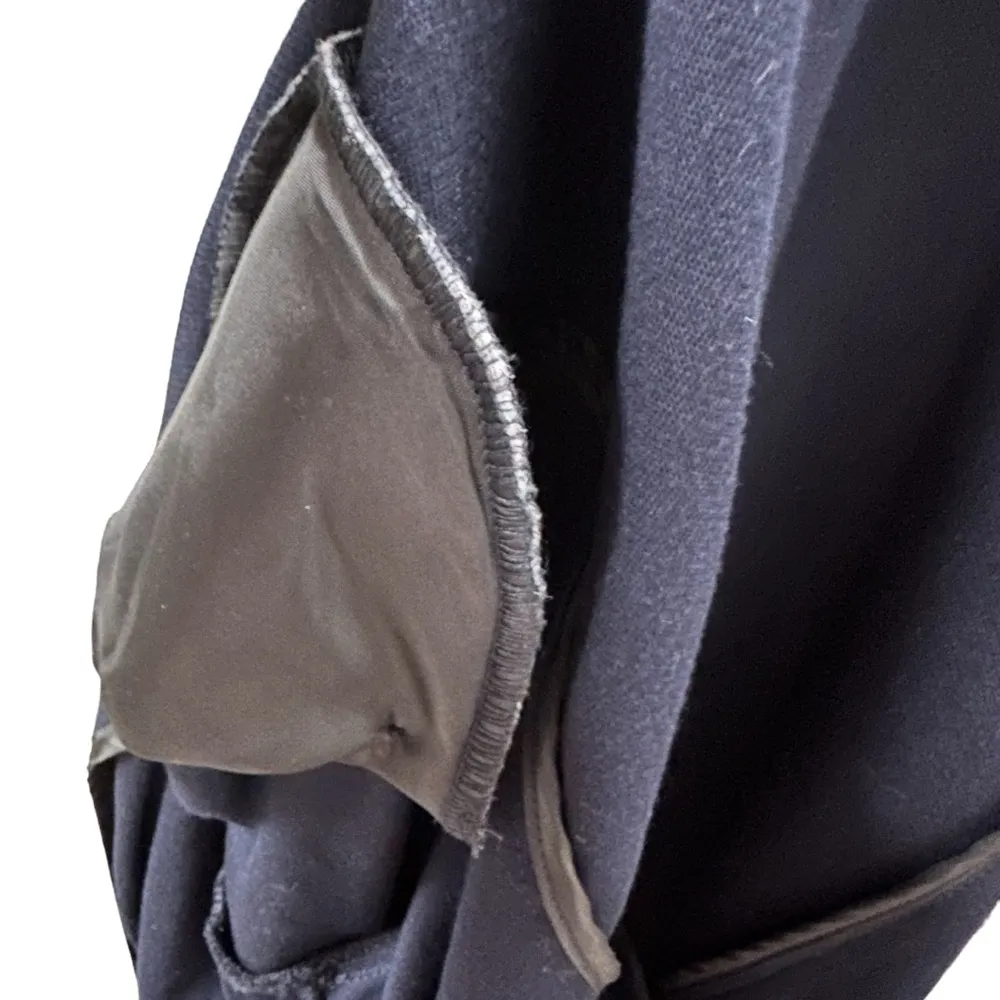 CAbi Blue and Black In The Band Military Jacket Pea Coat 3375 Womens Medium - Image 14