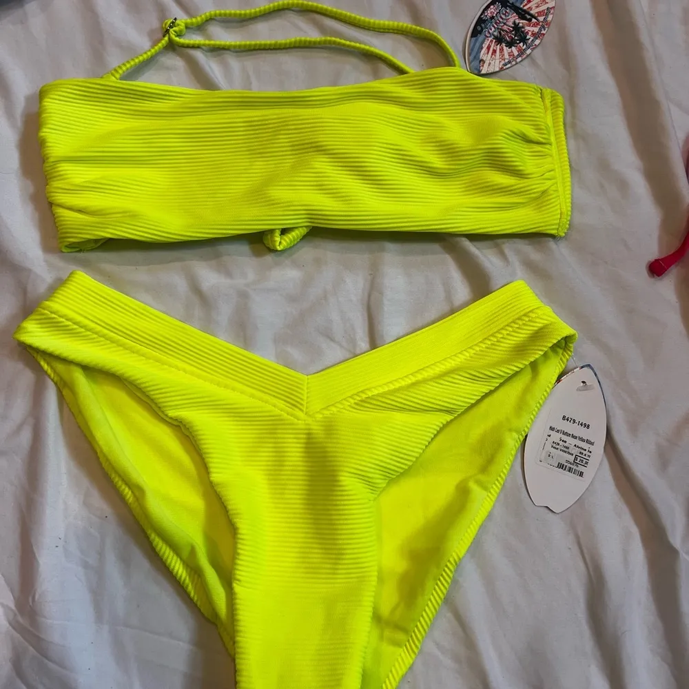 Bingo surf highlighter yellow bikini. Size M - Image 2