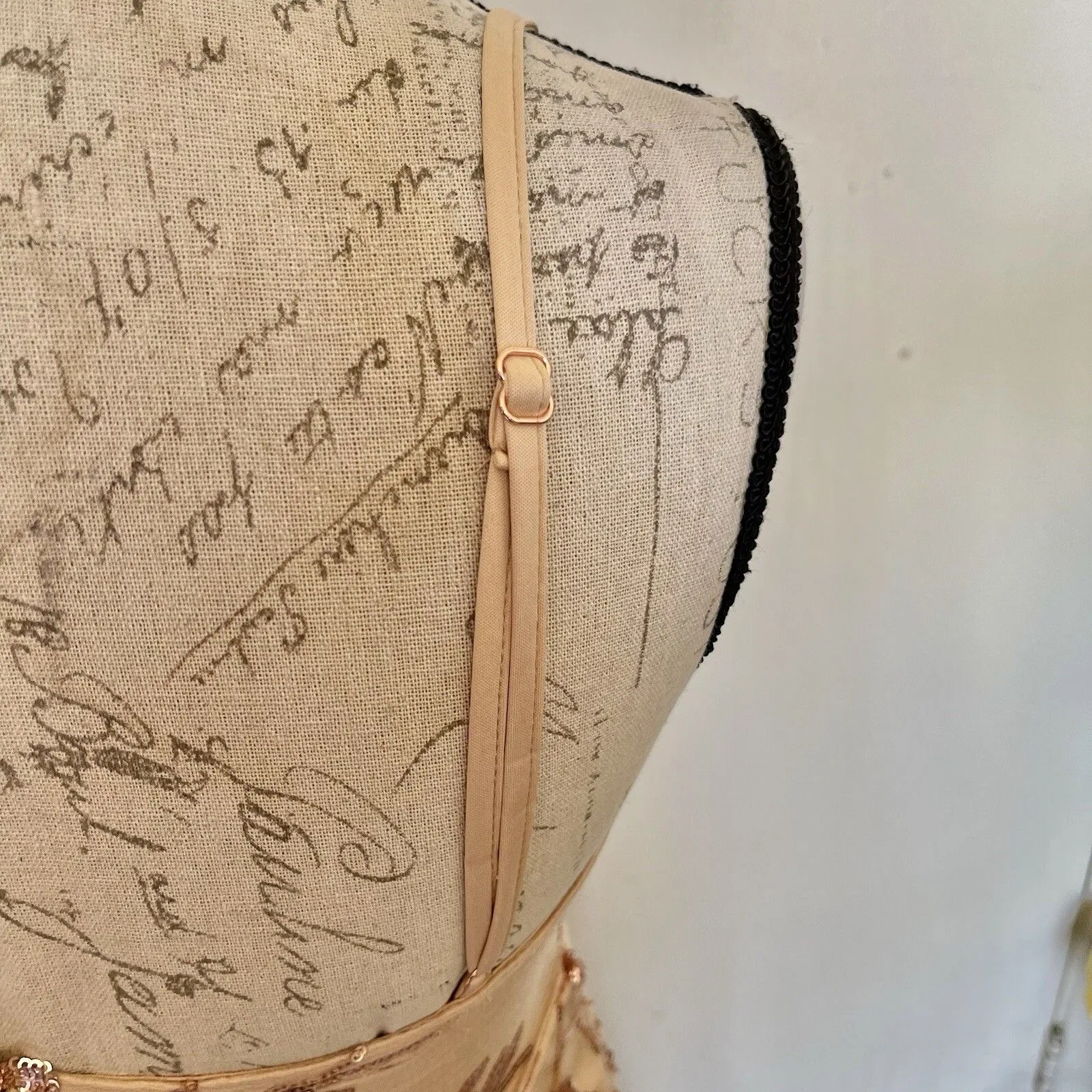 Lulus Dress Small Gown Formal Sequin Glamorous Elegant Party Cocktail Glamour - Image 5