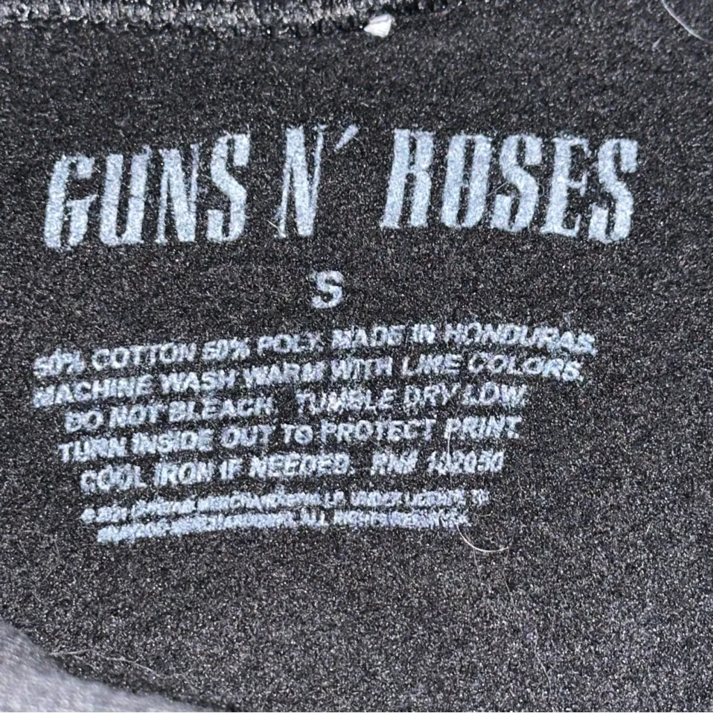 Guns n’ Roses Men’s Size S Black Trio Sweatshirt Hoodie - Image 4