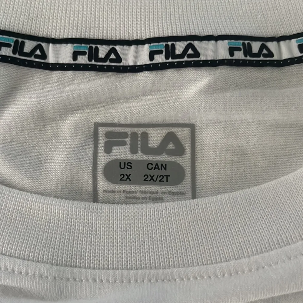 Women’s Shirt Brunch Crew Cropped Tee Boyfriend Boxy Fit 2X White Stretch - Image 5