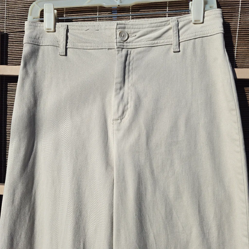 Bagatelle High Waist Wide Leg Pants | Size 6 | Color: Ecru - Image 4