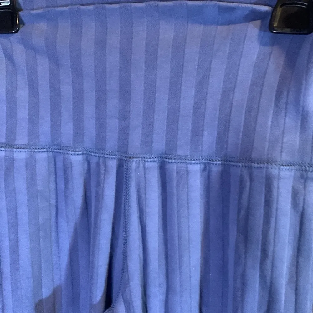 Offline by Aerie Blue Ribbed Flared Pants Size XS Short - Image 2