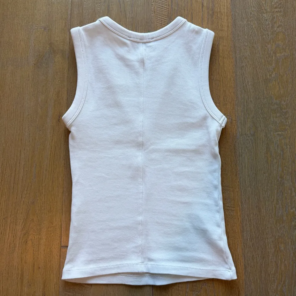 Zara White Tank — Small - Image 3