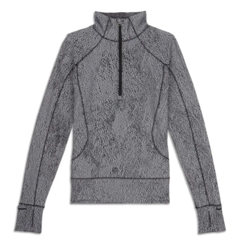 Lululemon Rush Hour Half Zip Spray Jacquard Sz 6 Running Workout Exercise - Image 7