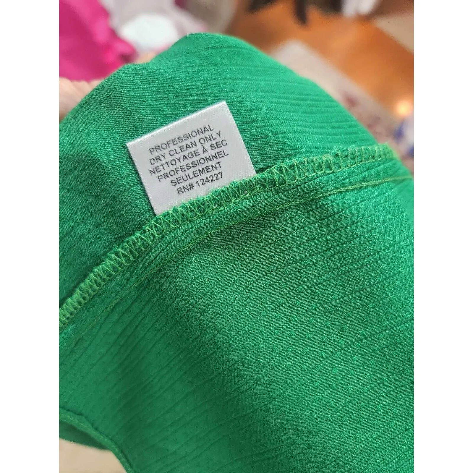 MISA LOS ANGELES Maxi -ELISE DRESS Kelly Green Size M $514 B35 - Image 9