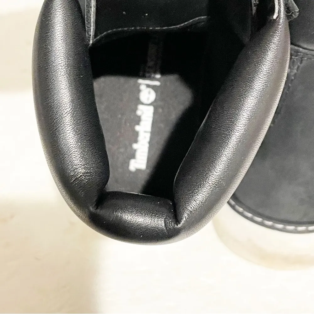 Timberland Boots Women Size 6.5 Keeley Field 6 Inch Black Nubuck Leather A26HQ - Image 6