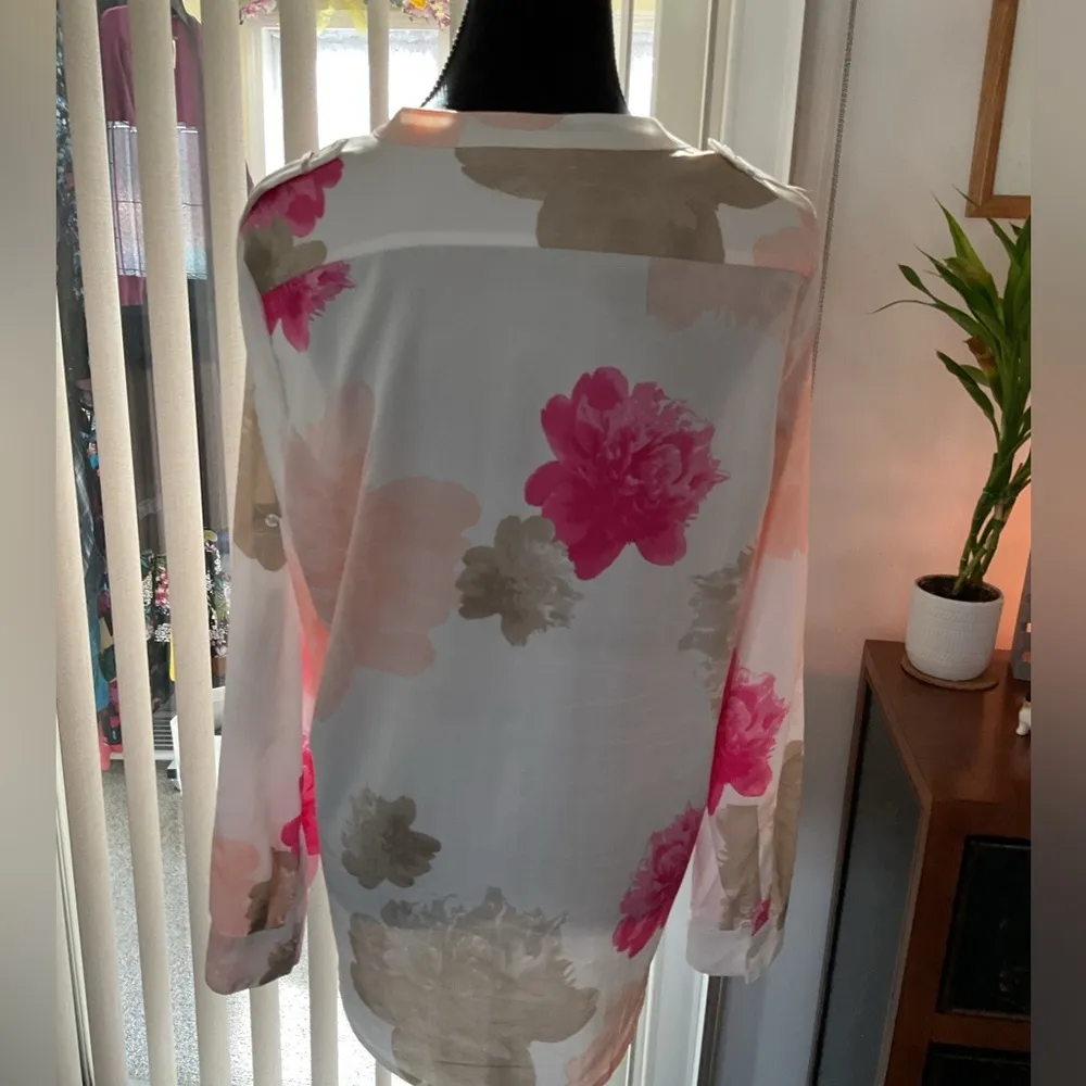 Calvin Klein  Floral Button Down Top - Image 2