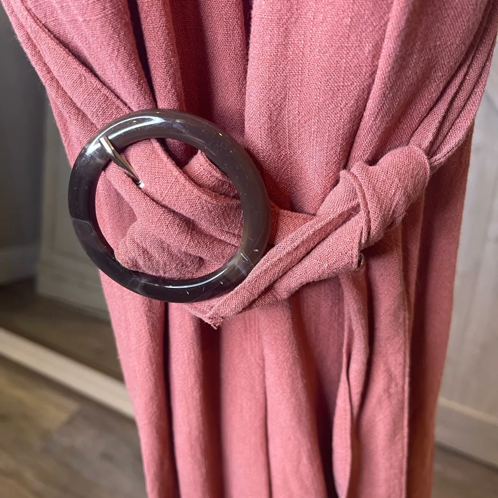 Lulus Rust Belted Wide - Image 3