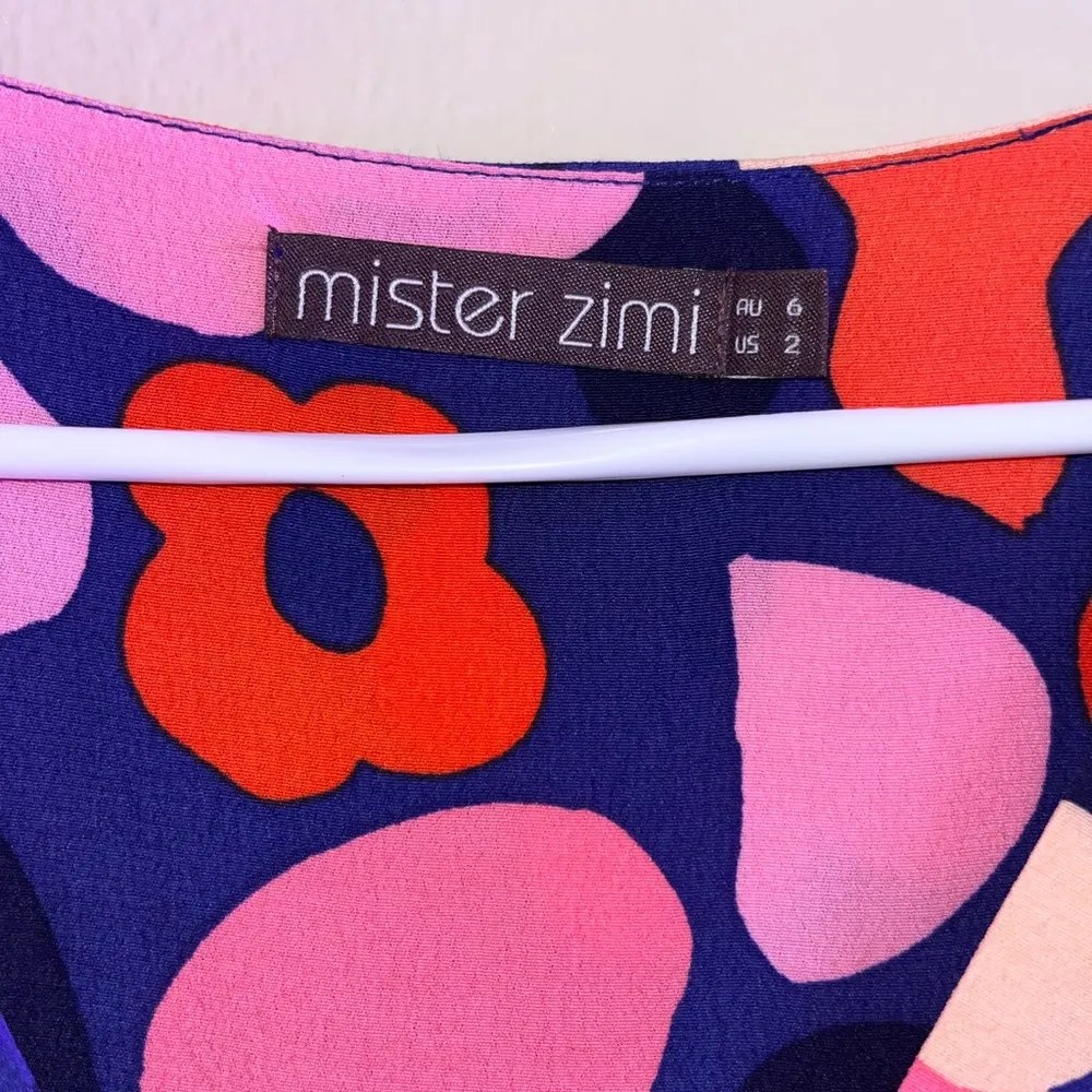 Mister Zimi Saskia Dress in Juniper Blue Size 2 - Image 4