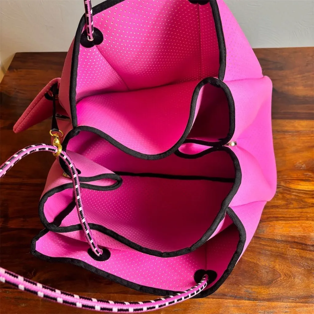 Annabel Ingall Women's Neon Pink Sporty Spice Tote Bag - Image 5