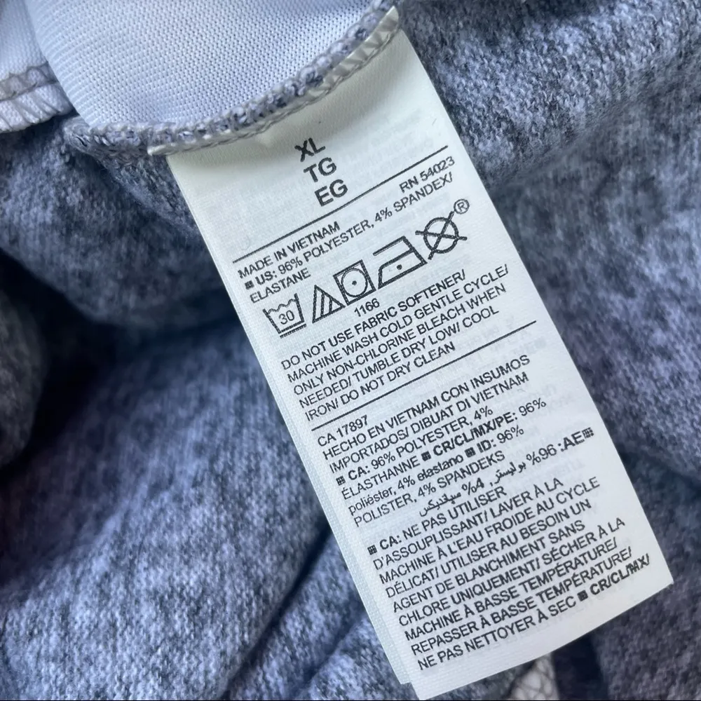 Old Navy  Active Go Dry marled drawstring collar top - Image 5