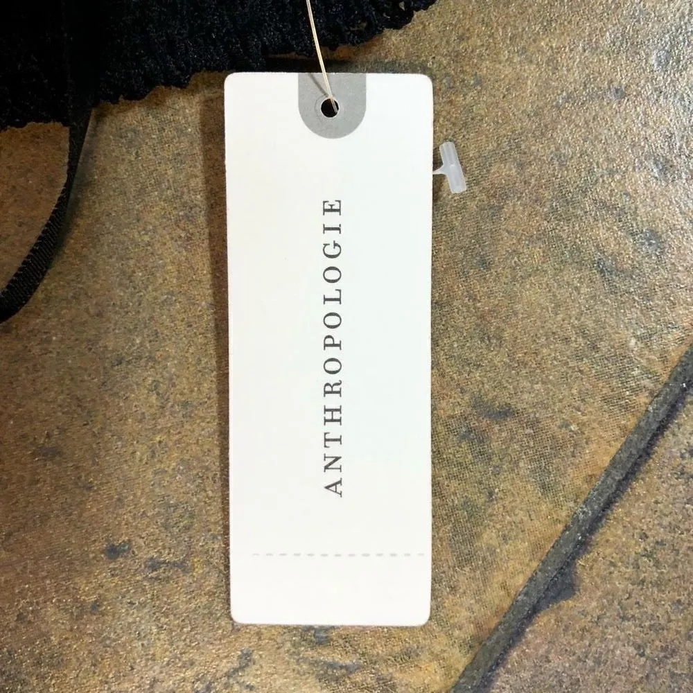 NWT Porridge Anthropologie Black Lace Strapless Tube Top Size Small - Image 8