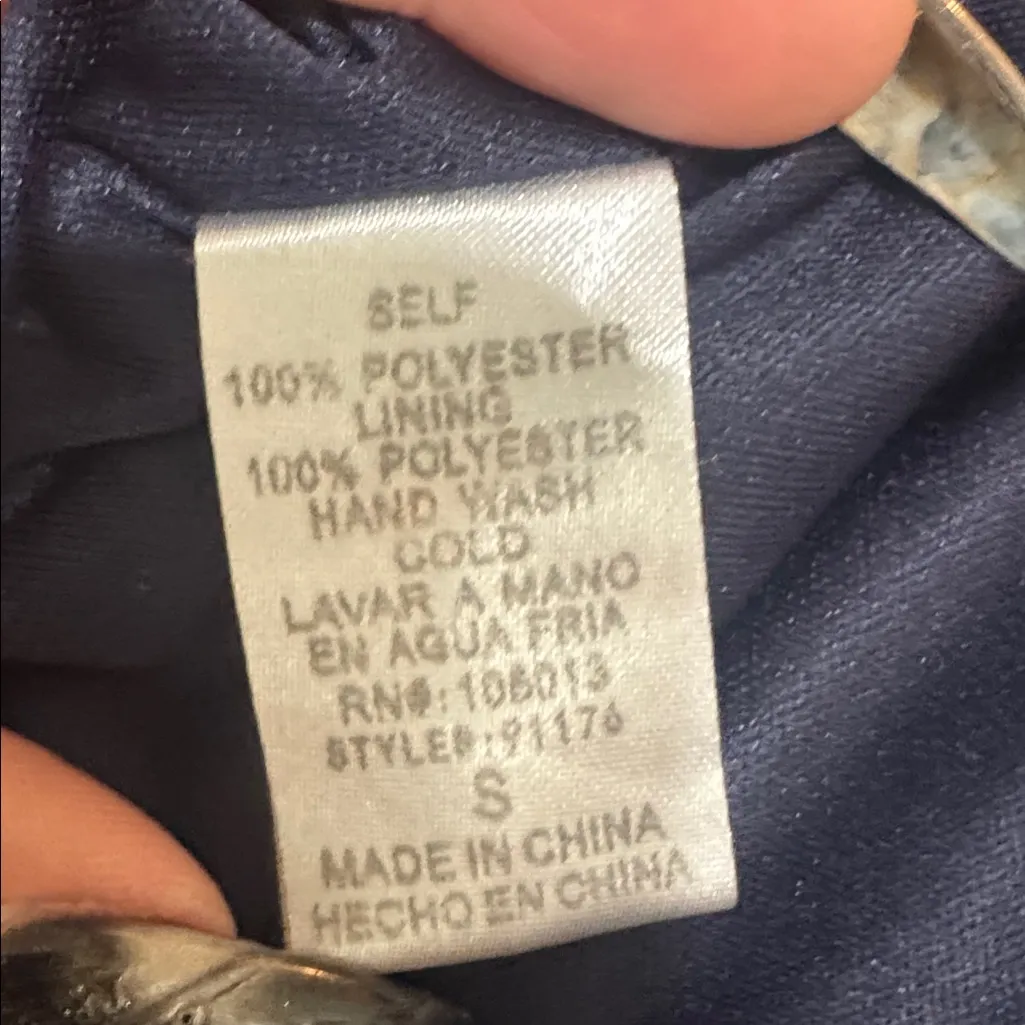 ANDREE BY UNIT Navy  Dress - Image 6