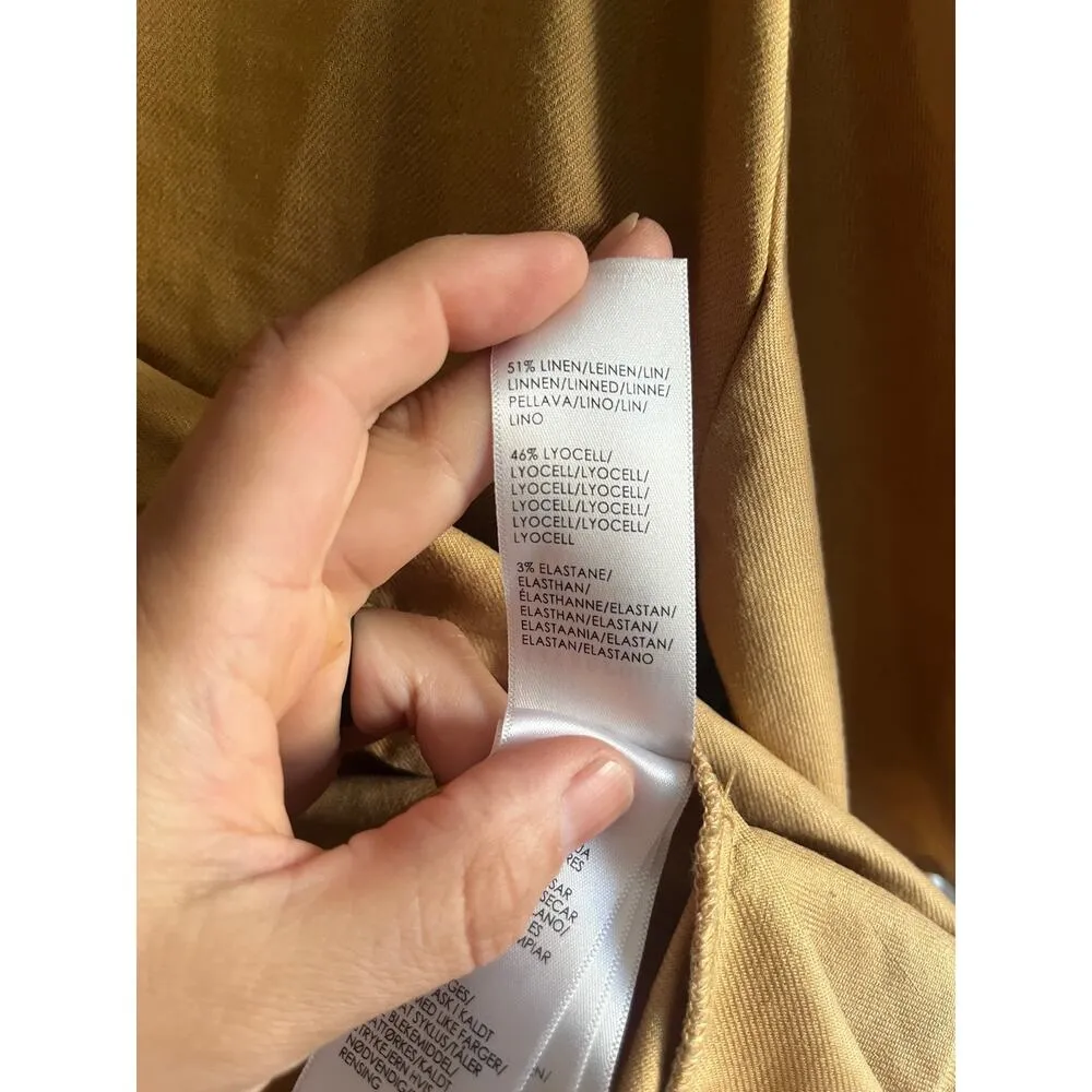 Liverpool Los Angeles linen button blouse size med - Image 5