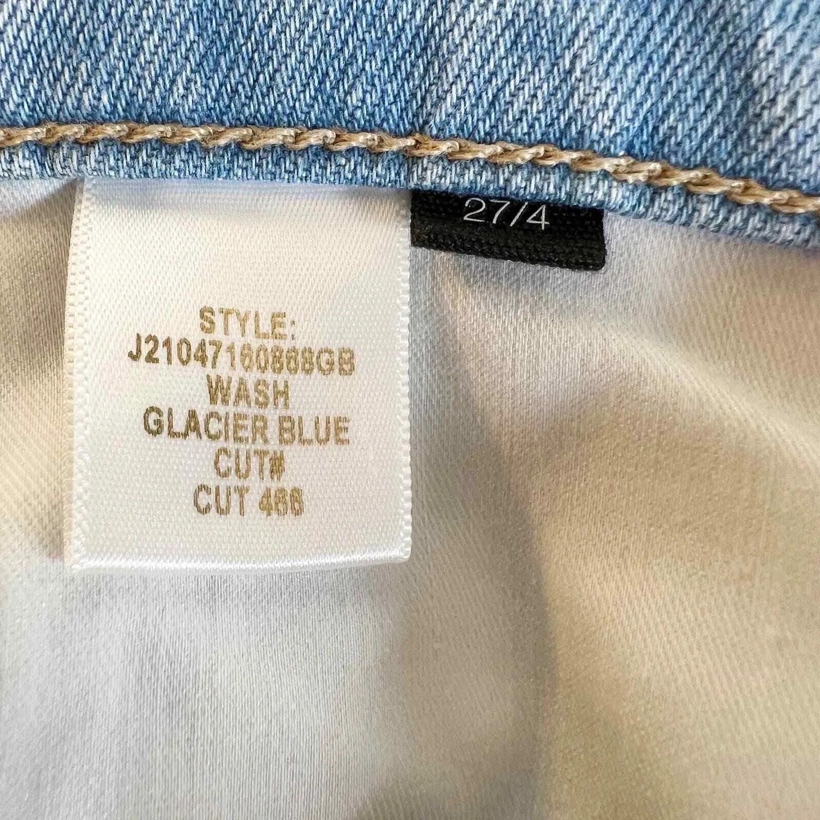 NWT Veronica Beard Blake Crop Straight Leg Jeans in Aire Sz 27 Denim Everyday - Image 12