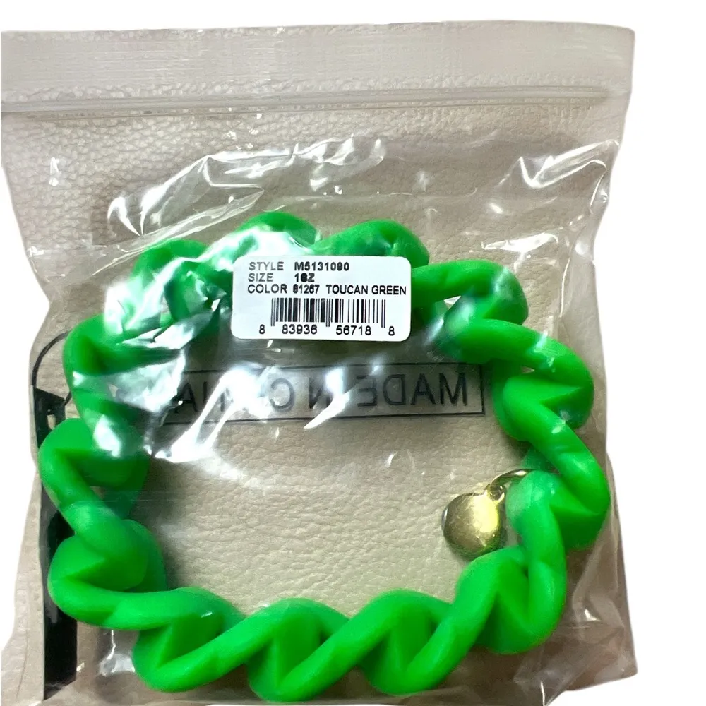 Marc JacobsVibrant Green Spiral Katie Bracelet - Image 2