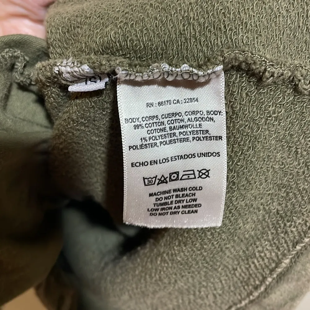 Anthropologie t.la Utility Boiler Suit Romper Cotton French Terry Size Small - Image 7