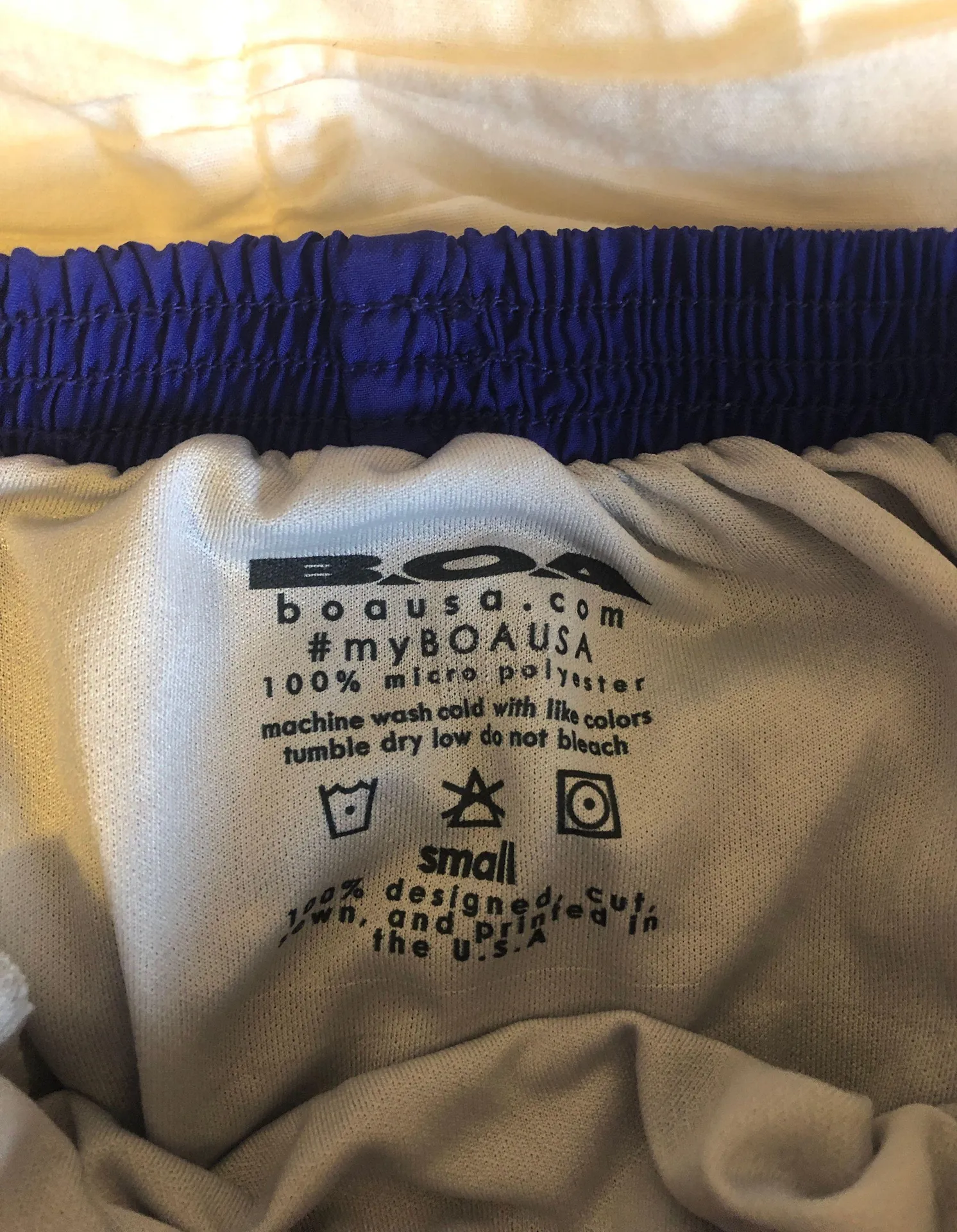 BOA Running Shorts Blue - Image 3