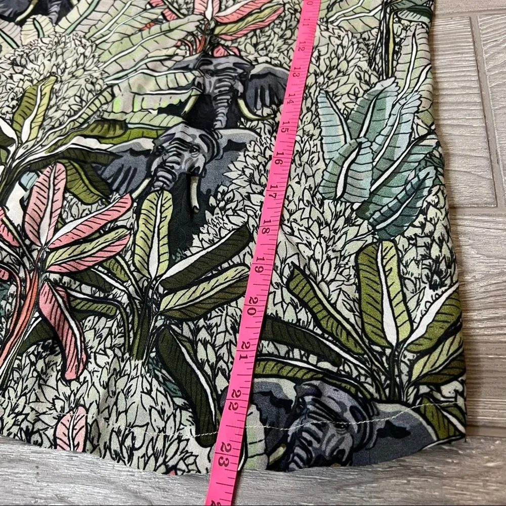 Anthropologie Blank London sibley elephant safari leopard shirt sz small - Image 7