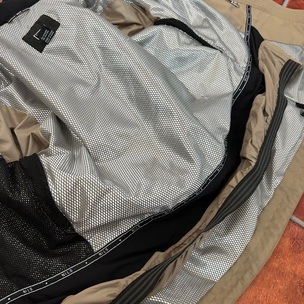 NILS Weatherproof Ski Jacket Size 8 Tan - Image 8