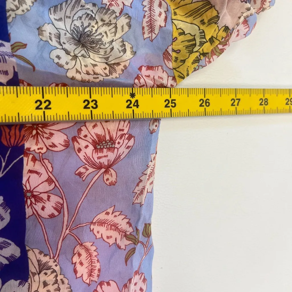 NWOT Johnny Was Cosmo Lauren Floral Oversized Top Button-Down Shirt Blouse Sz S - Image 12