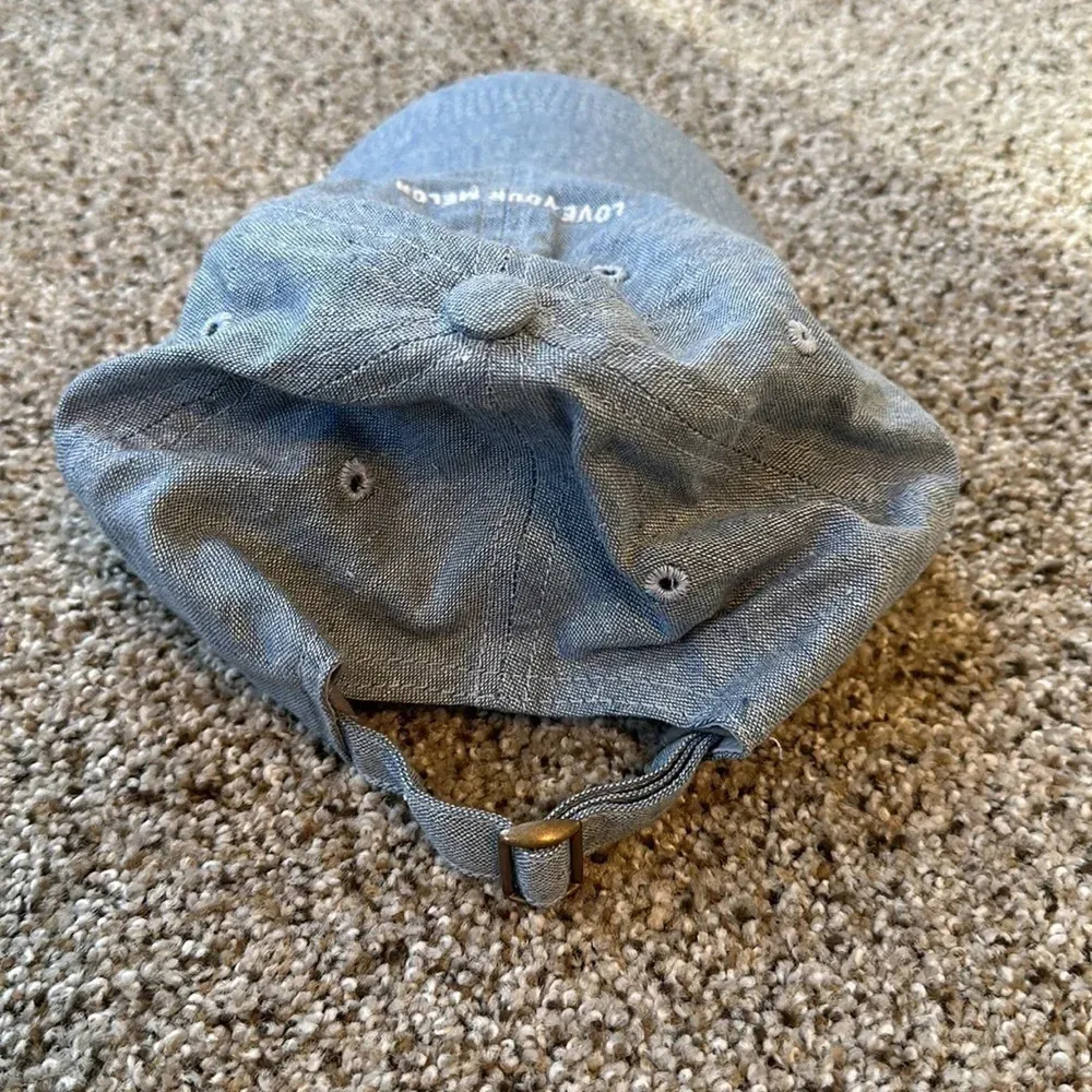 Love Your Melon Chambray Baseball Hat, NWOT - Image 3
