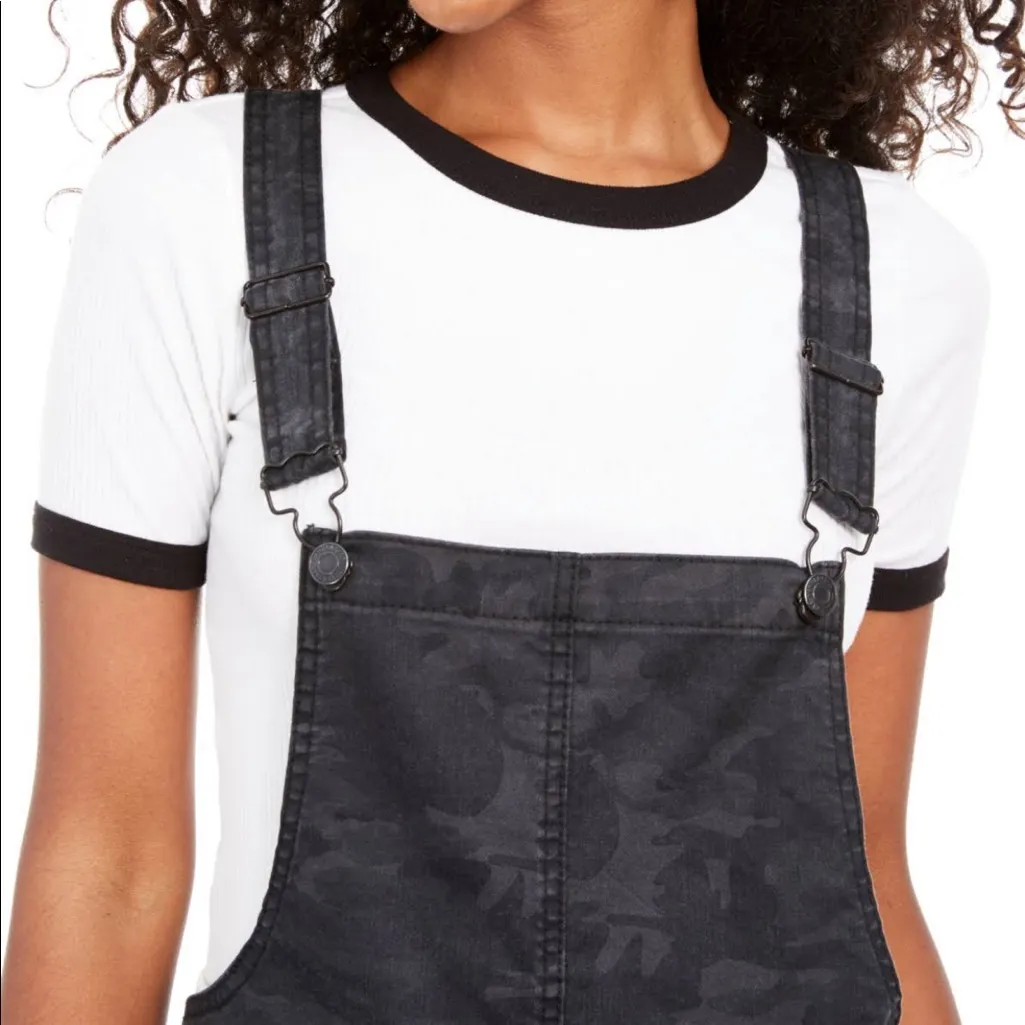 Vanilla Star Camo Dress Skirt Skirtall Raw-Hem Jean Camouflage Mini Skirt NWT - Image 7