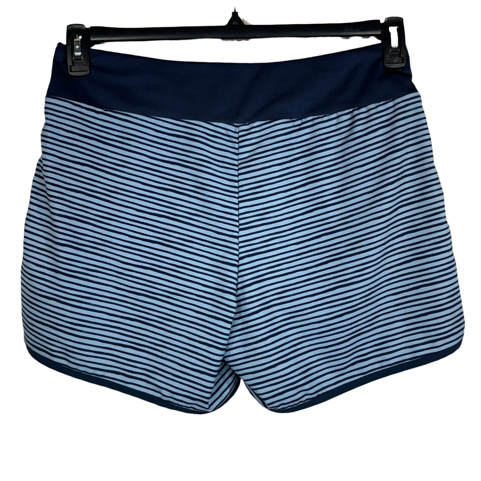 Hang Ten Large Swim Shorts Striped Lined UPF 50+ Stretch Zip Pocket Quick-Dry - Image 4