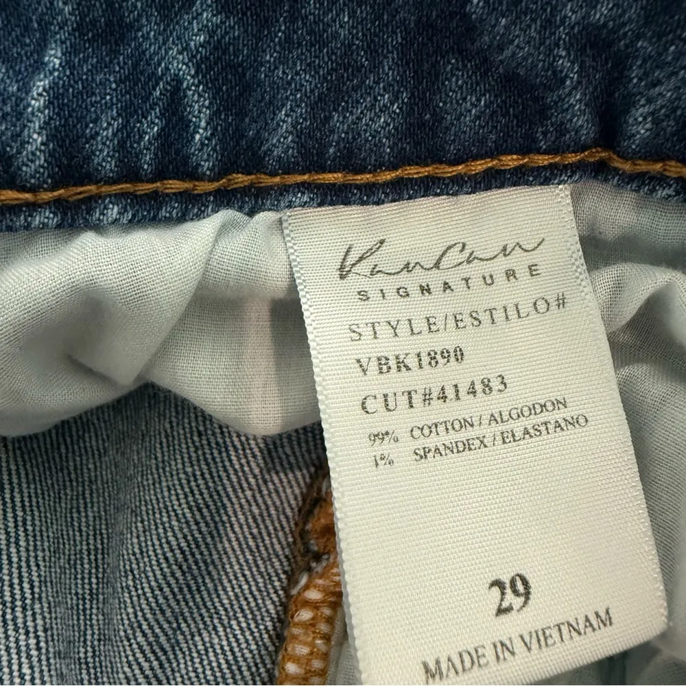 KanCan‎ Ultra High Rise Denim Shorts Size 29 Blue - Image 3