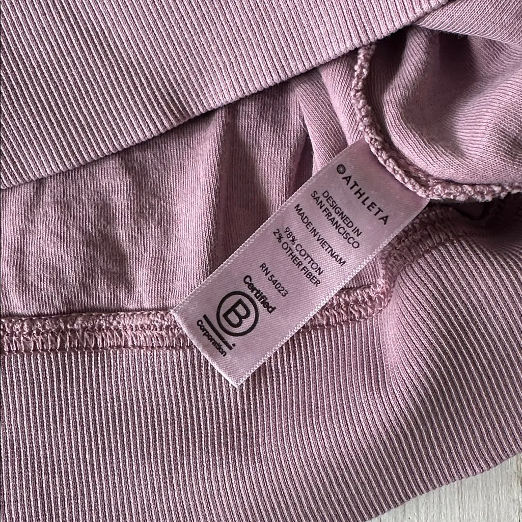 Athleta Long Sleeve Shirt Size M Purple - Image 3